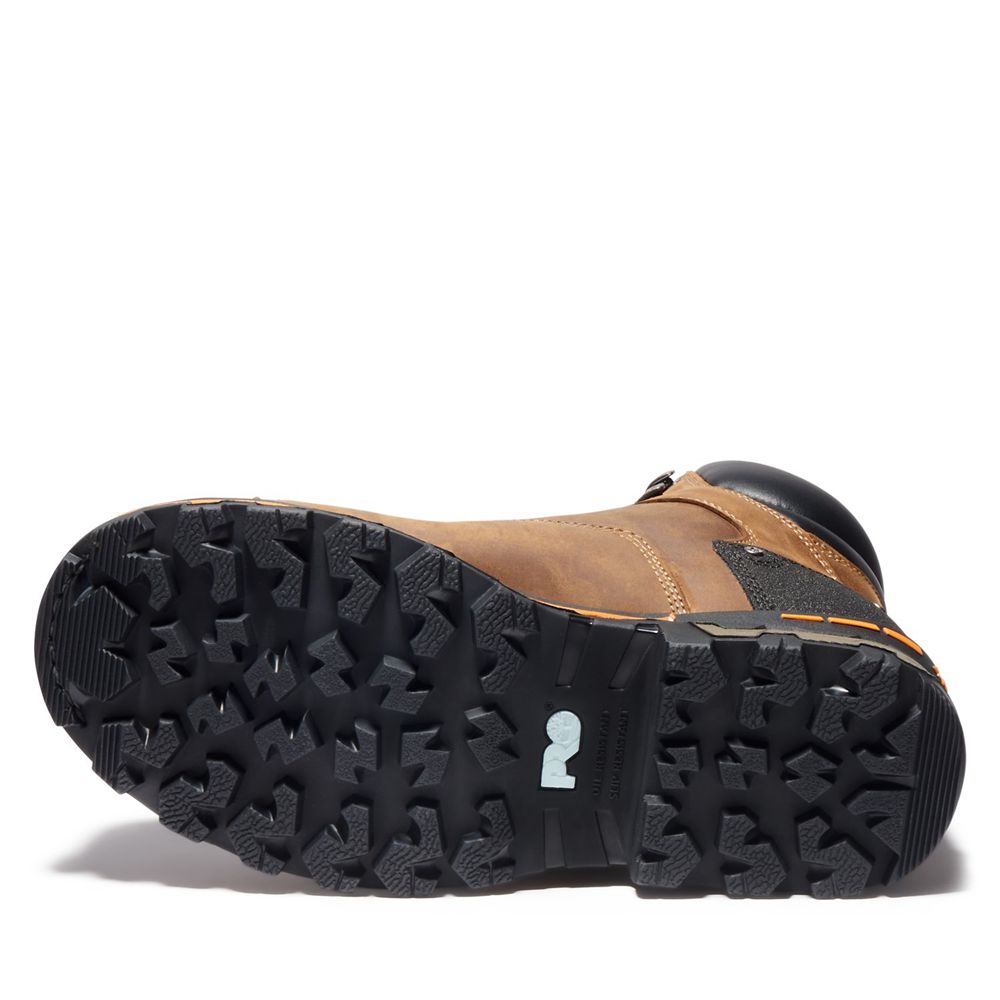 Bocanci De Muncă Timberland Barbati Maro/Negrii - Pro® Boondock 6\" Soft Toe - Romania - VPAROU892